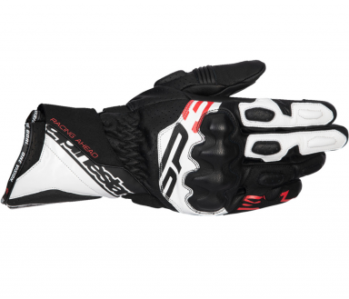 Alpinestars SP-3 Gloves Black/White/Fluo Red