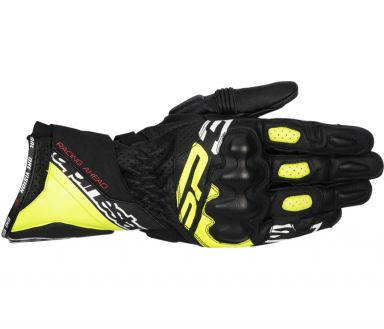 Alpinestars SP-3 Gloves Black/Fluo Yellow/White