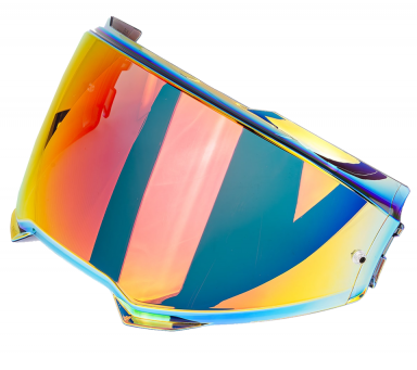 HJC HJ-36 RST Pinlock-Ready Face Shield Fire Red Mirror