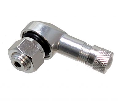 K&L Valve Stem 90° Bend 8mm - Silver