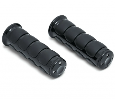 Kuryakyn 6340 Black ISO Grips Universal 1"