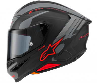 Alpinestars Supertech R7 Helmet A-Core Black/Grey/Red