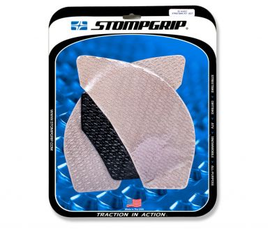 StompGrip Icon Tank Grips Clear Kawasaki Ninja ZX-6R