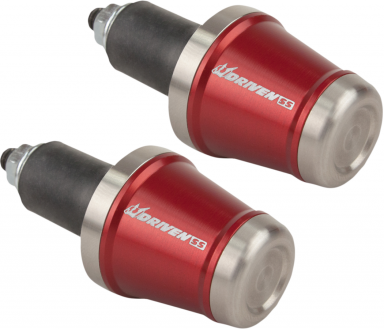 Driven Racing SS Bar End Weights - Red