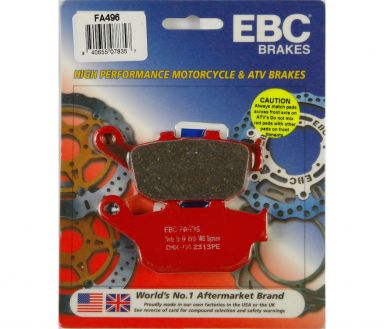 Brake Pads EBC FA496 Aramid Fiber Organic