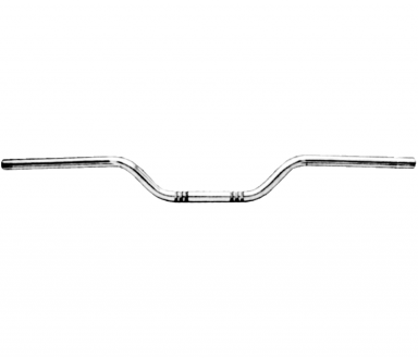 Street Handlebar Universal 7/8" Chrome