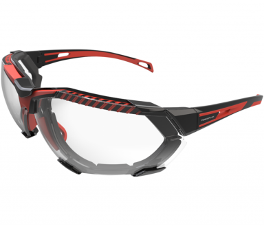 ForceFlex FF4 Sunglasses Foam Black/Red - Clear
