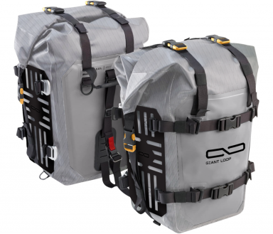Giant Loop MotoTrekk Soft Panniers Grey/Black 50L