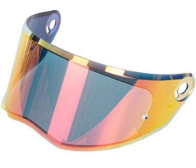 HJC HJ-41 RST Pinlock-Ready Face Shield Iridium Red