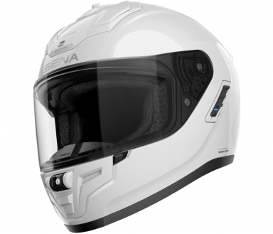 SENA Phantom ANC Mesh Com Helmet Gloss White