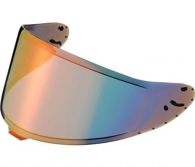 Shoei CWR-F2 Pinlock-Ready Face Shield Fire Orange Mirror