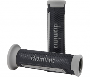 Domino Racing A350 Turismo Grips Open End 7/8" Anthracite/Grey