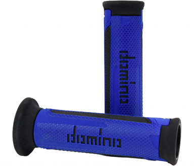 Domino Racing A350 Turismo Grips Open End 7/8" Blue/Black