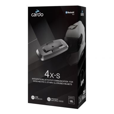 Cardo Shoei 4X-S Comm System for Gen 3 Helmets - Single